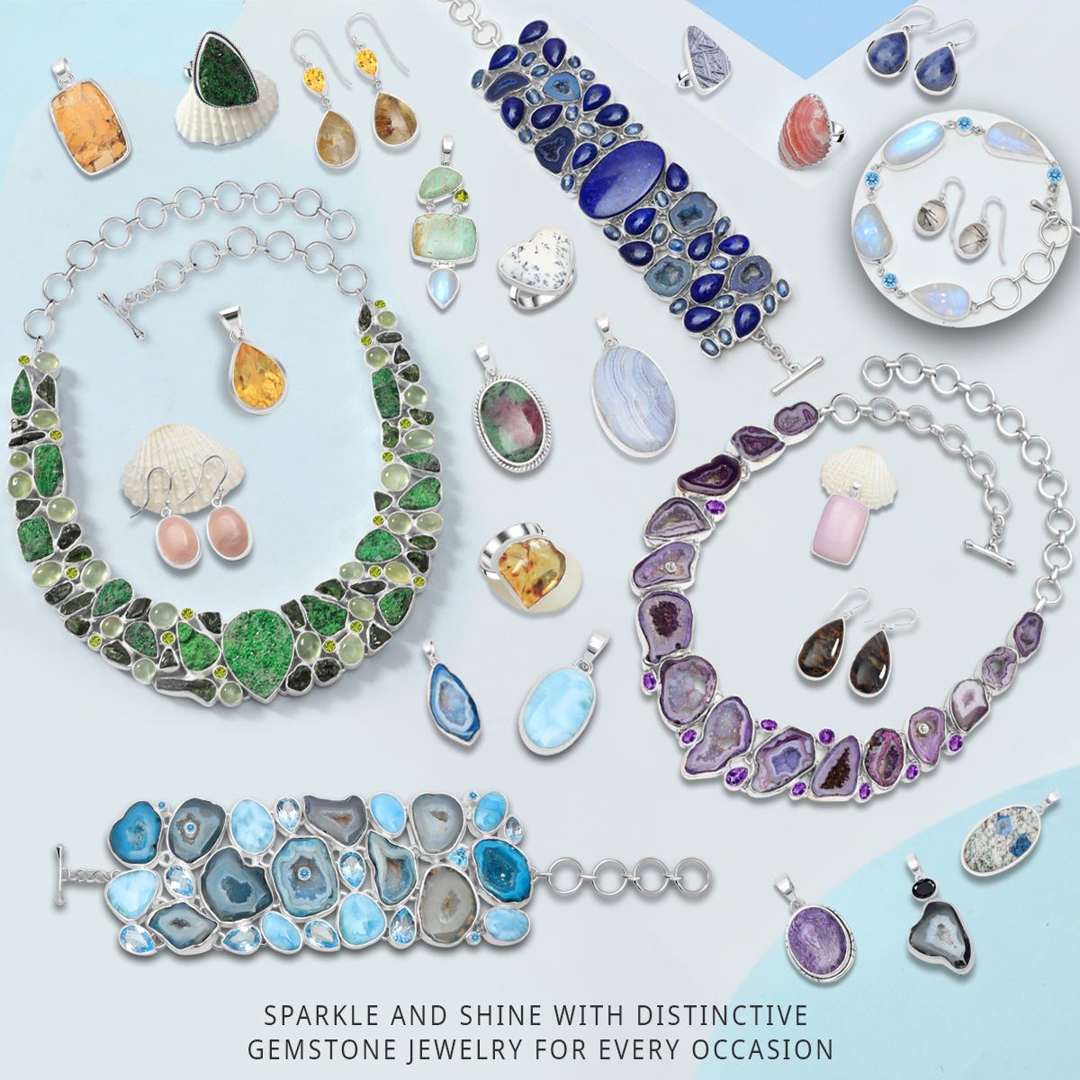 Wholesale Silver Gemstone Jewelry Manufacturer & Supplier | Rananjay ...
